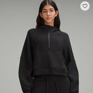 Scuba Oversized Half-Zip Hoodie